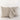 MooMee 100% Washed Cotton Pillowcases Linen Like Textured Breathable Durable Soft Comfy Pack of 2 - MooMee