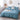 MooMee 100% Washed Cotton Duvet Cover Set Linen Like Textured Breathable 3 Piece || - MooMee