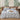 MooMee 100% Washed Cotton Striped Duvet Cover Set Linen Like Textured Breathable 3pcs - MooMee